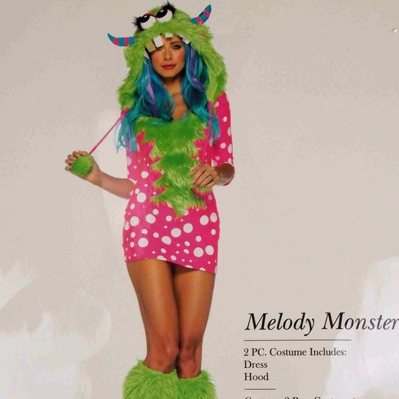 Leg Avenue Melody Monster XS Halloween Costume - Picture 3 of 3